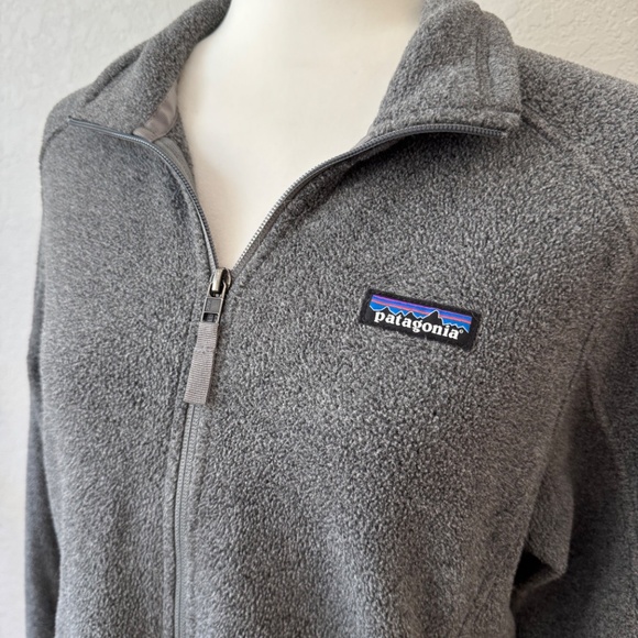 Patagonia Synchilla Fleece Gray Full Zip Jacket Women's Size M - Picture 2 of 8